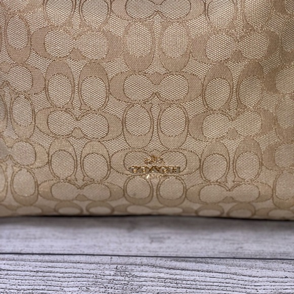 Coach Edie 31 Ladies Medium Signature Jacquard Shoulder Bag - Picture 2 of 14